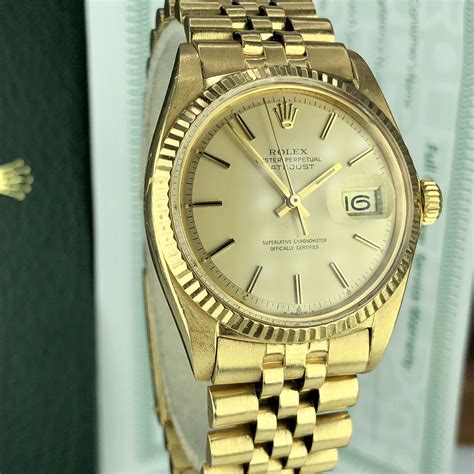 rolex datejust 1603 18k gold|Rolex Datejust 1601 vs 1603.